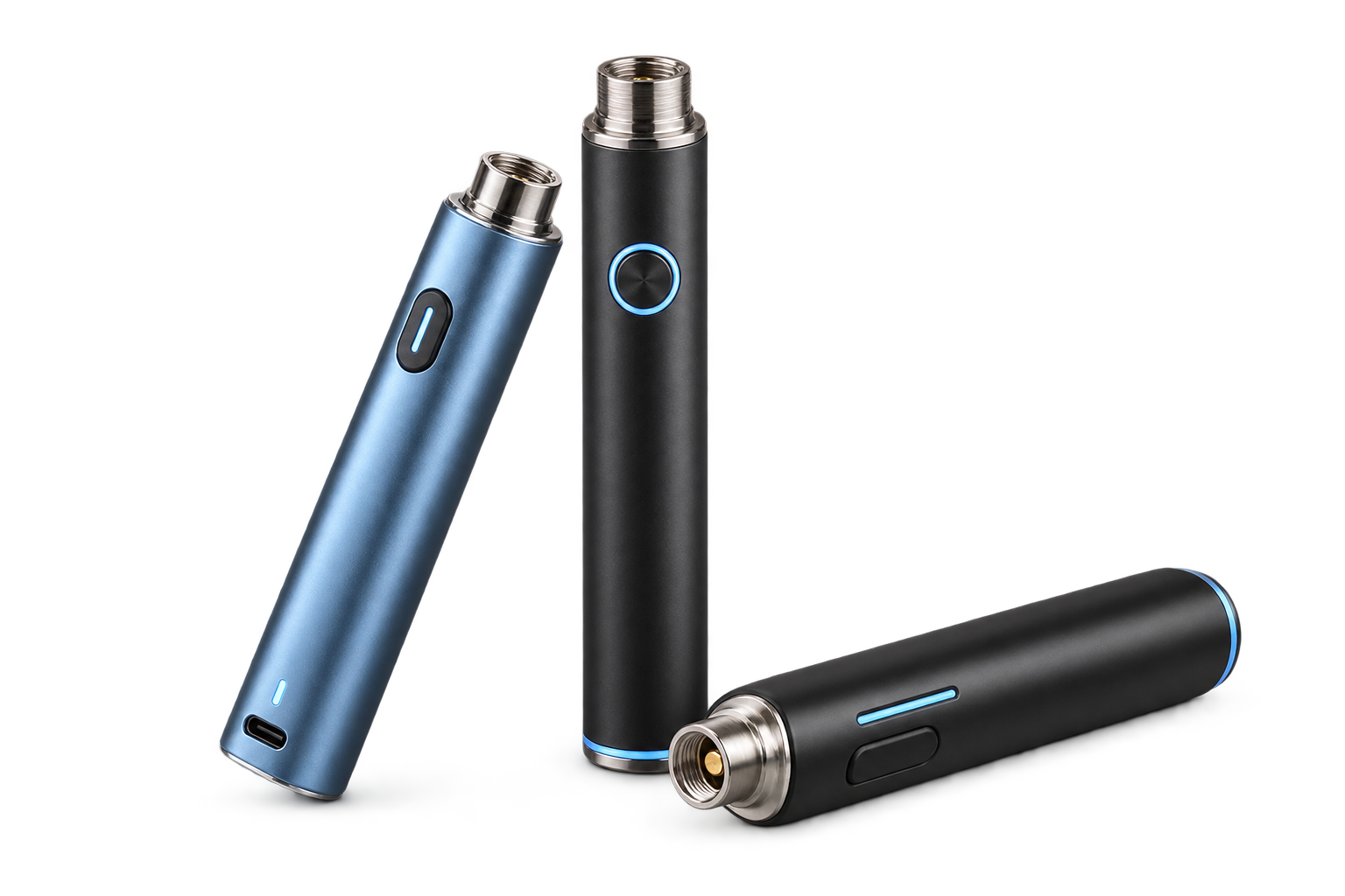 Rechargeable vape battery formats